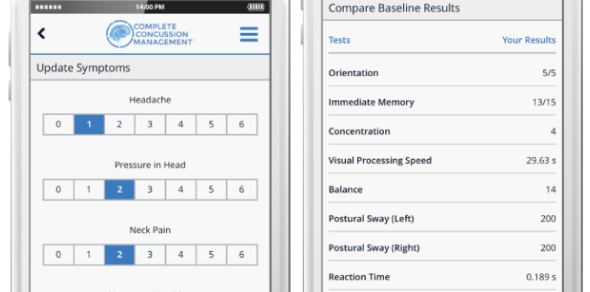 Concussion Tracker App